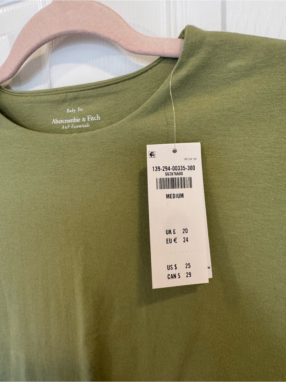 Abercrombie & Fitch Double Lined Baby Tee - Picture 3 of 4